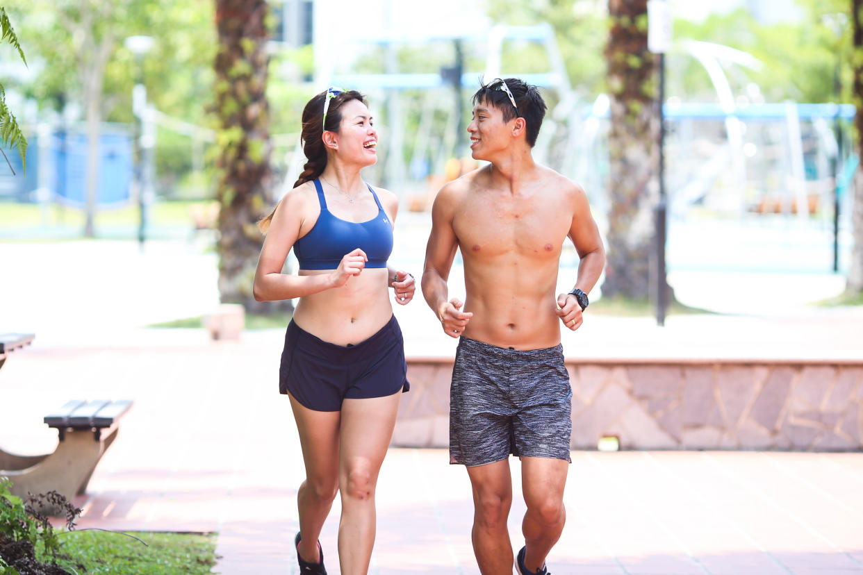 Singapore #Fitspo of the Week: Benjamin Wee and Marina Chen (PHOTO: Cheryl Tay)