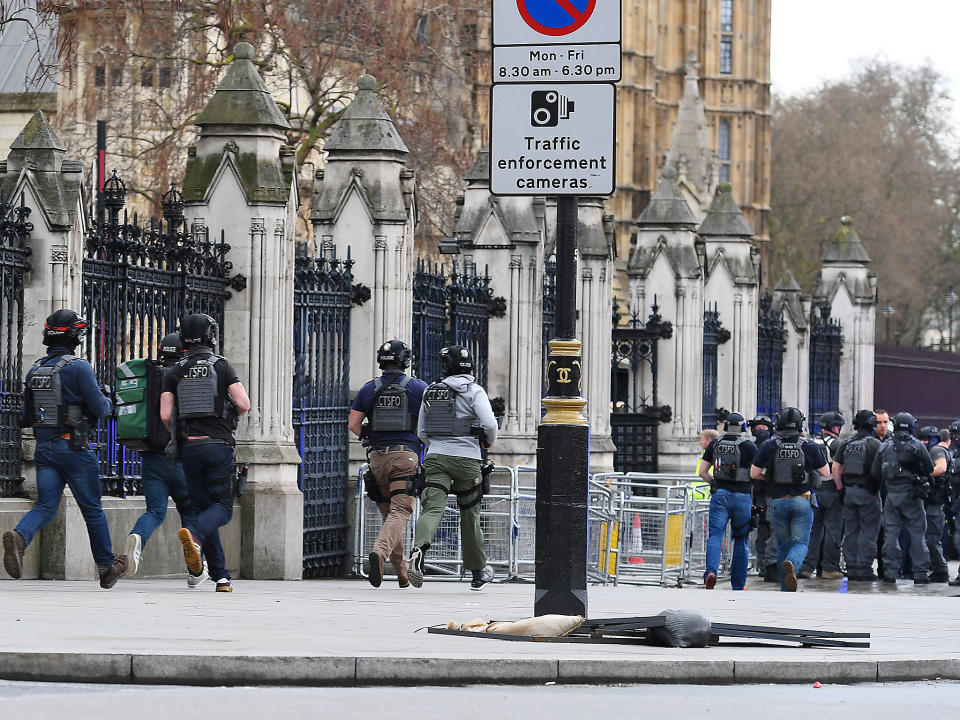 Tory MP Sir Paul Beresford said the present gates are ‘made of Meccano’: EPA