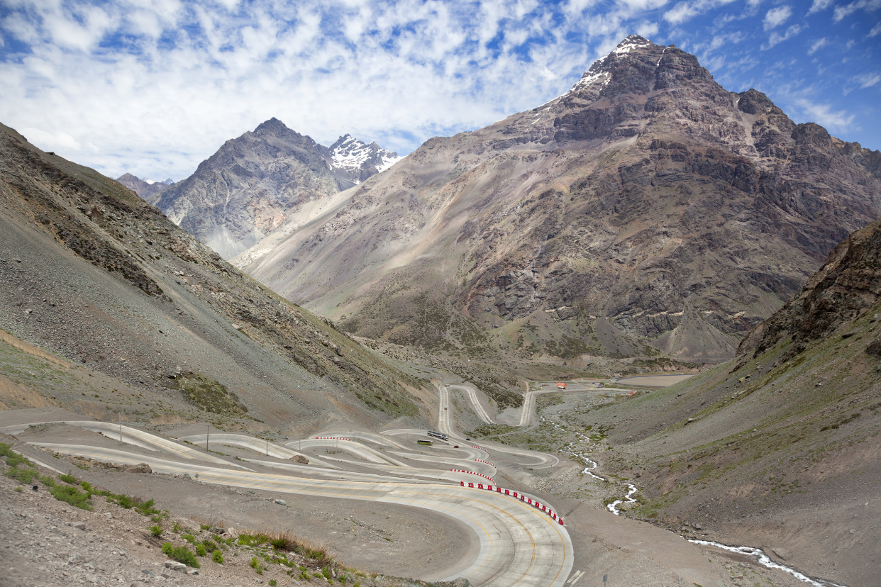 Los Caracoles Pass, Chile