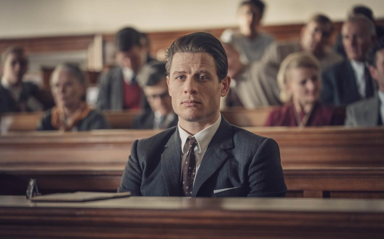 James Norton as the society osteopath Stephen Ward - BBC