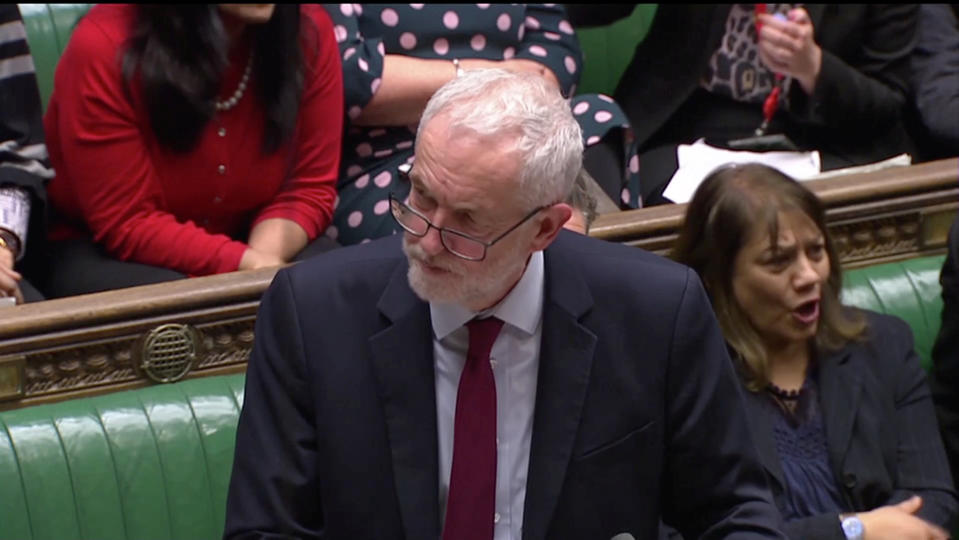 Jeremy Corbyn tabled an amendment this evening to try and change the Government’s Brexit strategy (Reuters)