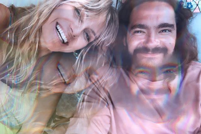 <p>Heidi Klum/Instagram</p> Heidi Klum shares a silly selfie of her and husband Tom Kaulitz.