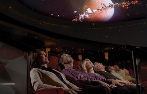 Planetarium on board Queen Mary 2 - Credit: Cunard