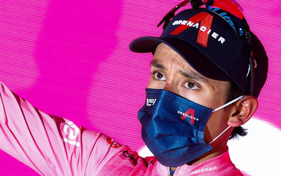 Egan Bernal - Giro d'Italia 2021: Egan Bernal passes latest test to keep hold of leader's pink jersey - GETTY IMAGES