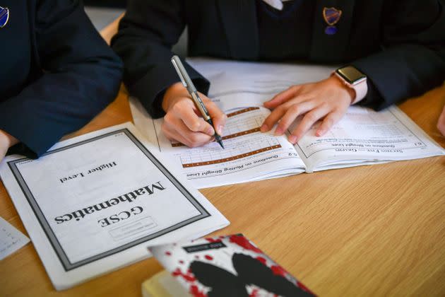 The government is expected to return to a full GCSE exam system next summer (Photo: Ben Birchall - PA Images via Getty Images)