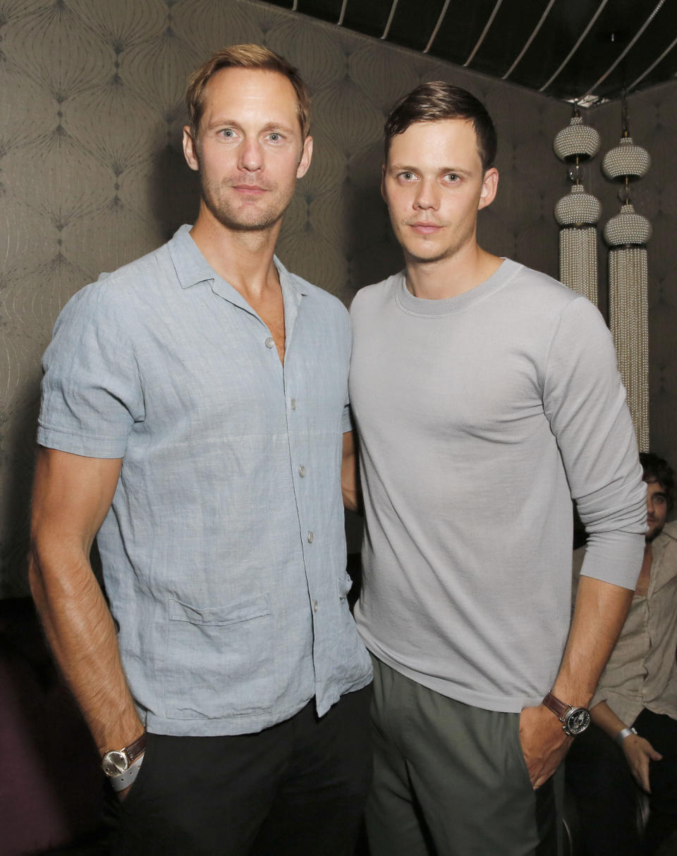 Alexander Skarsgård and Bill Skarsgård at an event