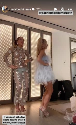 <p>Kate Beckinsale/Instagram</p> Kate Beckinsale dances to Nelly on her Instagram Story