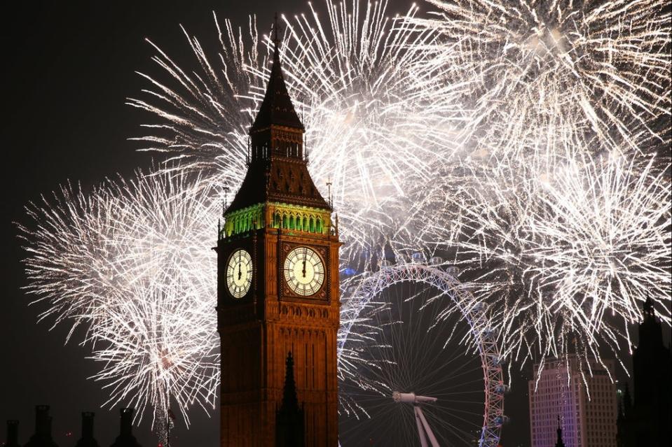 No show: London’s sky won’t be lit up in 2021 as they were in previous years  (Getty Images)