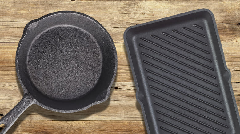 Griddle and skillet