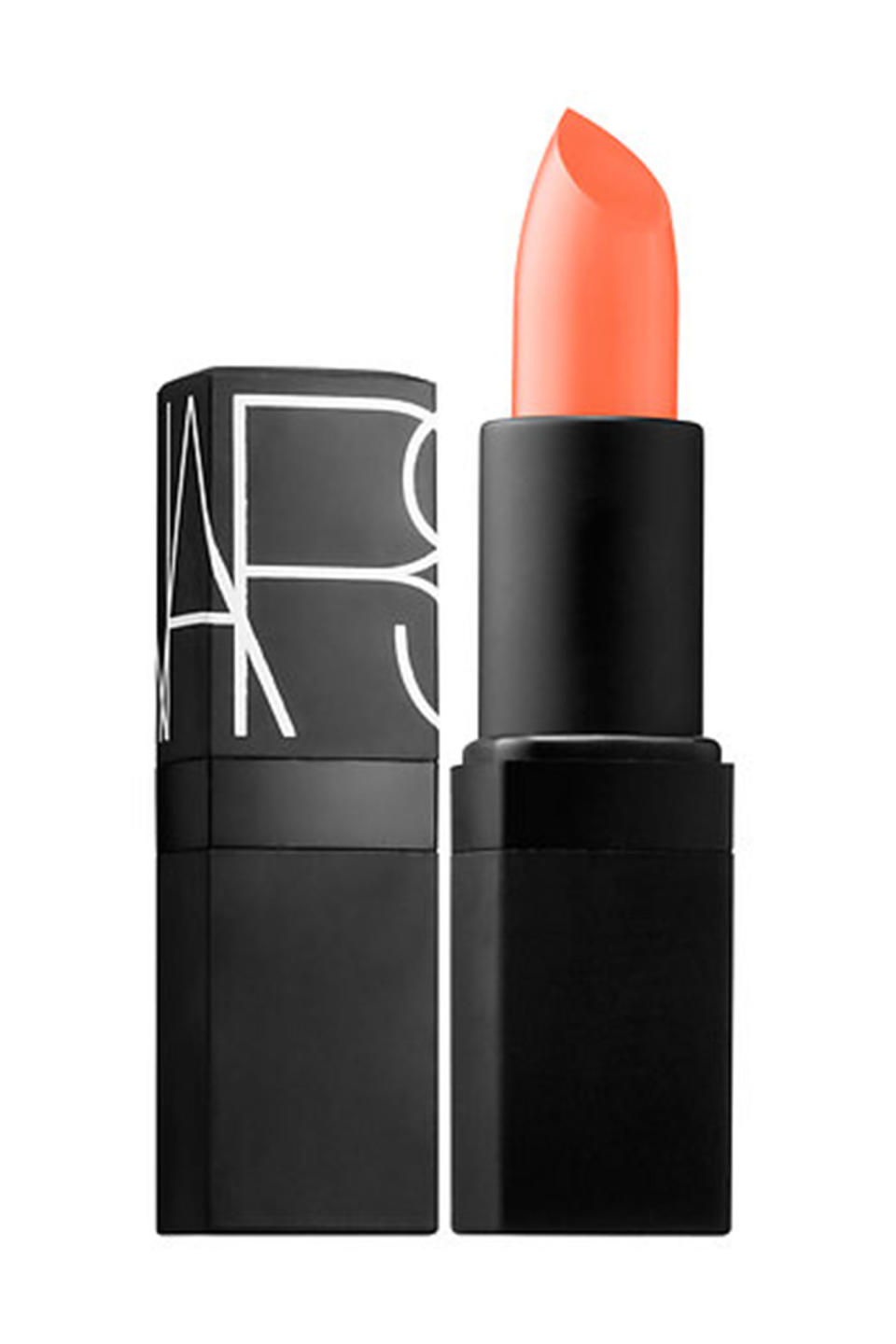 <p>"This is an old, classic sheer peach tone and great on multiple skin tones with a soft smokey eye," said celebrity makeup artist Katie Hughes. </p><p>NARS Lipstick, $28, <a rel="nofollow noopener" href="http://www.sephora.com/lipstick-P2865" target="_blank" data-ylk="slk:sephora.com;elm:context_link;itc:0;sec:content-canvas" class="link "><em>sephora.com</em></a></p>