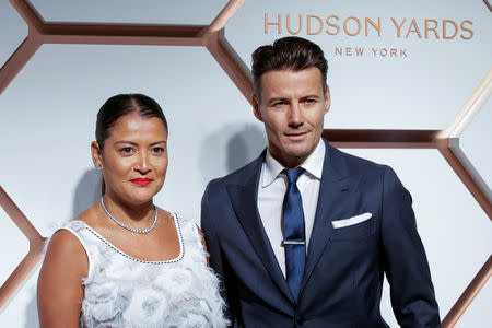 Keytt Lundqvist and Alexander Lundqvist attend The Shops & Restaurants at Hudson Yards VIP Grand Opening Event in New York City, New York, U.S., March 14, 2019. Picture taken March 14, 2019. REUTERS/Eduardo Munoz