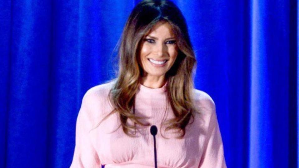 川普的第三任妻子梅蘭妮亞（Melania Trump）。（圖／翻攝自X@MELANIATRUMP）