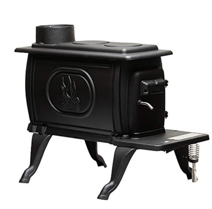 <p><strong>US Stove</strong></p><p>amazon.com</p><p><strong>$494.28</strong></p><p>Though wood burning stoves were traditionally made from cast iron, they're fairly hard to come by nowadays. Most wood burning stoves are going to have a steel casing, but this one features an entire cast iron body. Unless you're willing to shell out the big bucks (we're talking up to thousands of dollars), this is your best bet for a traditional cast iron wood burning stove. </p><p>Unlike the majority of other unites, this wood burning features a cooktop surface, another traditional element of classic wood burning stoves. This EPA-certified stove isn't fit to heat an entire home, but would be suitable for a small cabin or a single living area. </p><p>Another important aspect to note of this stove is that it doesn't feature any sort of viewing window. So, you'll need to check the wood every few hours by opening the door and don't expect to get the full cozy fireside vibes experience. </p>