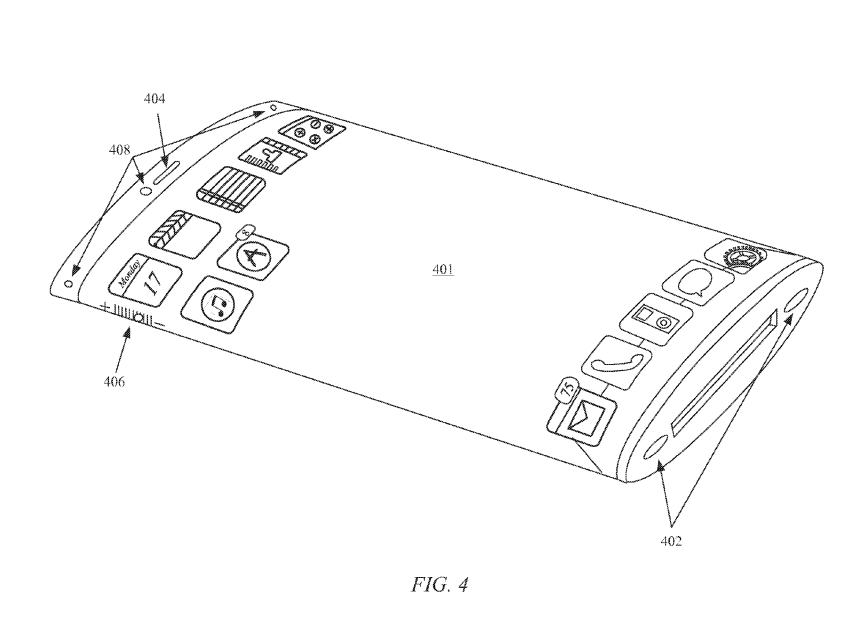 a phone with an edge to edge wrap around display