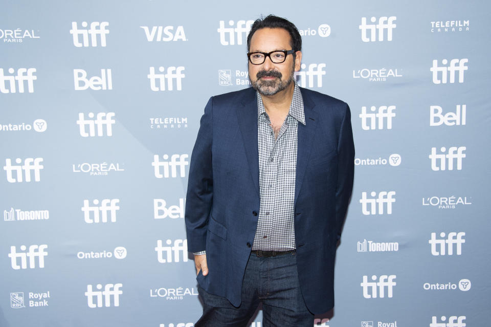 Director James Mangold attends a press conference for "Ford v Ferrari" on day six of the Toronto International Film Festival at the TIFF Bell Lightbox on Tuesday, Sept. 10, 2019, in Toronto. (Photo by Arthur Mola/Invision/AP)