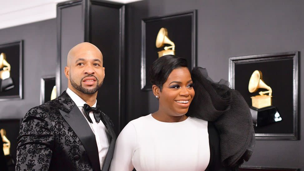 los angeles, ca february 10 l r kendall taylor and fantasia barrino attend the 61st annual grammy awards at staples center on february 10, 2019 in los angeles, california photo by matt winkelmeyergetty images for the recording academy