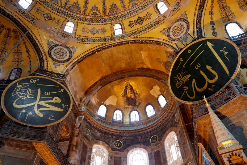 FILE PHOTO: Byzantine-era monument of Hagia Sophia or Ayasofya Museum in Istanbul