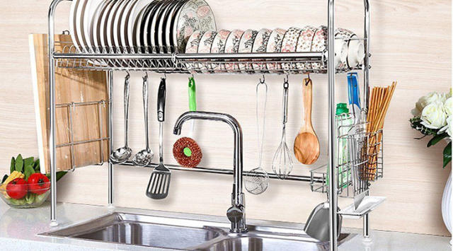 This Over-the-Sink Drying Rack Is Perfect for Small Kitchens