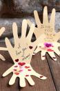 <p>If you have <a href="https://www.womansday.com/home/crafts-projects/g2138/valentines-day-crafts-for-kids/" rel="nofollow noopener" target="_blank" data-ylk="slk:little ones;elm:context_link;itc:0;sec:content-canvas" class="link ">little ones</a> at home, recruit them to help you out with this fun pop-up card. </p><p><strong><em>Get the tutorial at <a href="http://buggyandbuddy.com/kissing-hand-pop-card/" rel="nofollow noopener" target="_blank" data-ylk="slk:Buggy and Buddy;elm:context_link;itc:0;sec:content-canvas" class="link ">Buggy and Buddy</a>.</em></strong></p><p><strong><strong><strong><strong><em>What You'll Need:</em></strong></strong> </strong></strong><a href="https://www.amazon.com/gp/product/B002V15F24/" rel="nofollow noopener" target="_blank" data-ylk="slk:Heart punch;elm:context_link;itc:0;sec:content-canvas" class="link ">Heart punch</a> ($50, Amazon)</p>