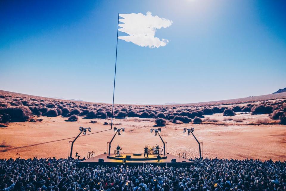 The Sphere, designed by architect Populous, would have been a copy of the Madison Square Garden Sphere in Las Vegas that played host to U2 in October 2023 (Rich Fury)