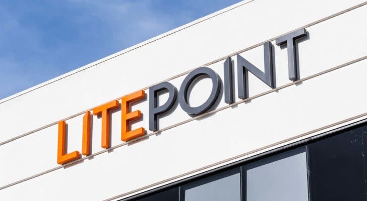 A close-up view of a LitePoint office, which is a subsidiary of Teradyne (TER).