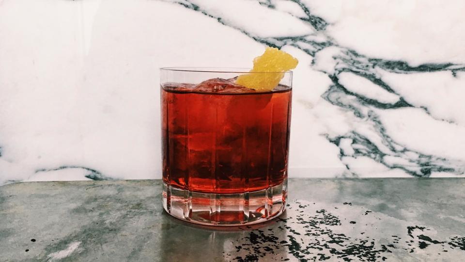 Meet the Boulevardier—your winter Negroni.