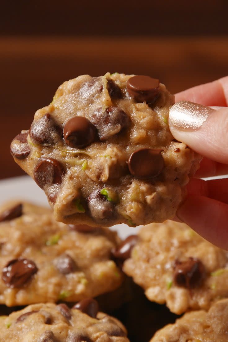 Air Fryer Zucchini Chocolate Chip Cookies