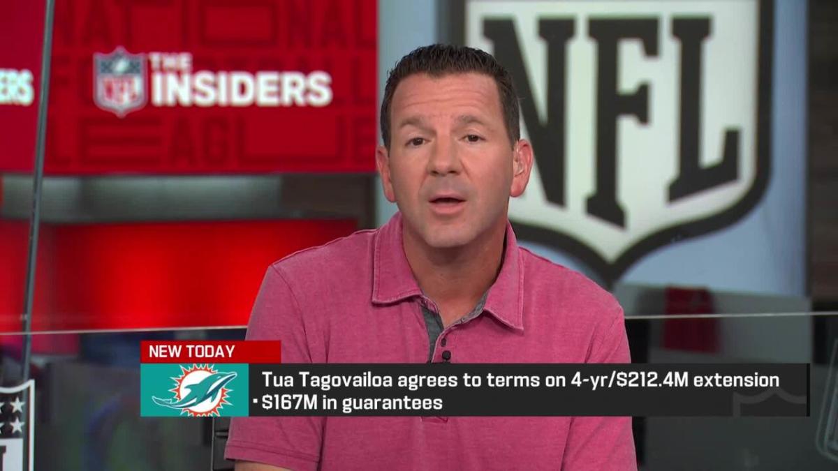 Rapoport: 'Pretty astounding' numbers for Tua Tagovailoa's Dolphins extension 'The Insiders'