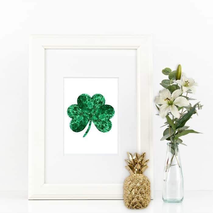 st patricks day decorations malachite shamrock