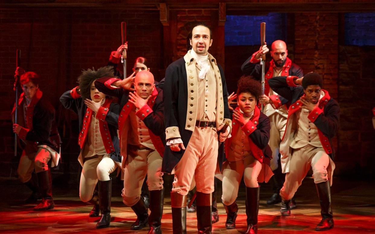 Lin-Manuel Miranda in his hit musical Hamilton - AP