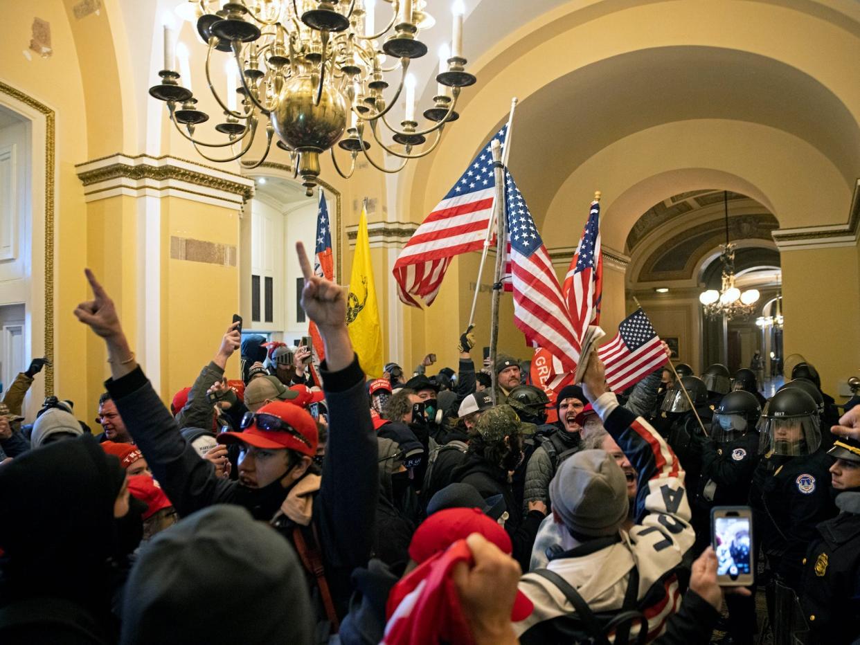 Insurrectionists in the Capitol