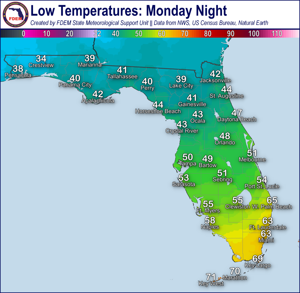 Brrr! Some of coldest air of season sends Florida residents searching ...