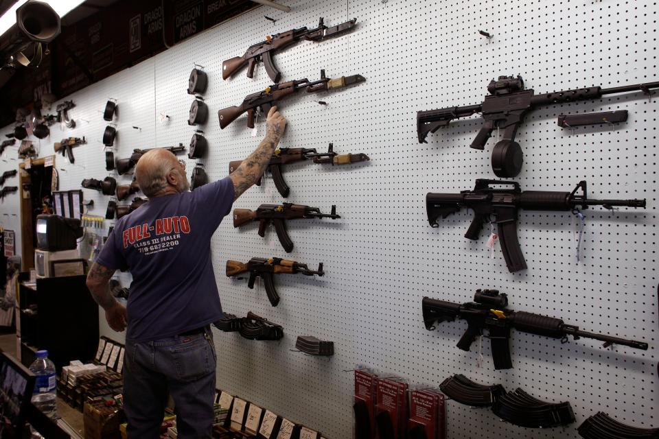 Guns on Feb. 5, 2013, in Colorado Springs, Colorado.