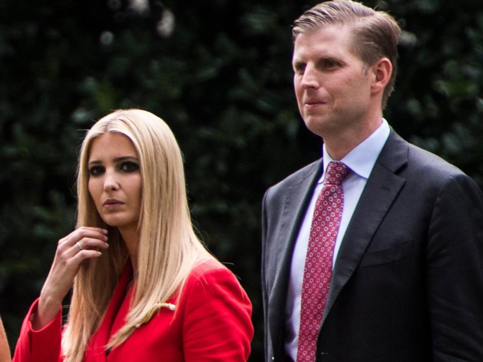 ivanka and eric trump