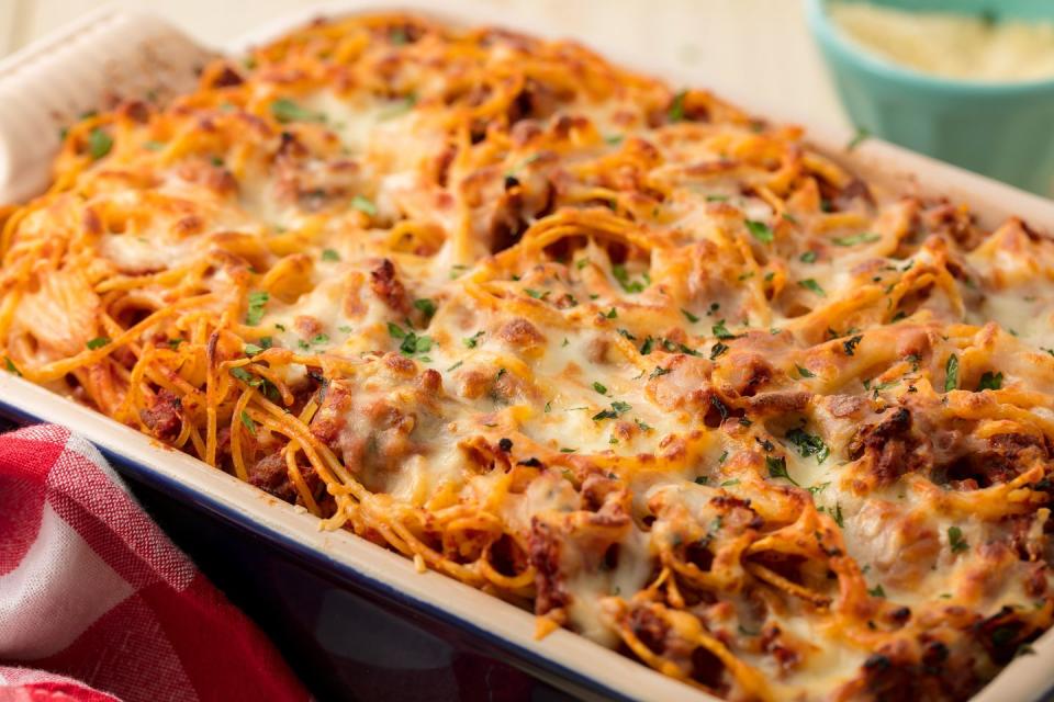 Baked Spaghetti Bolognese