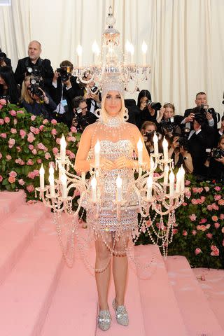 <p>Rabbani and Solimene Photography/WireImage</p> Katy Perry at the 2019 Met Gala.
