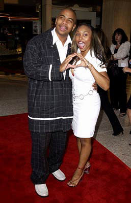 Omar Gooding and Angell Conwell at the Century City premiere of Lions Gate's O