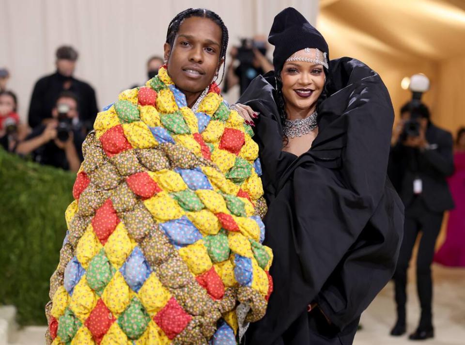 ASAP Rocky, Rihanna, 2021 Met Gala, Red Carpet Fashion, Met Gala Couples