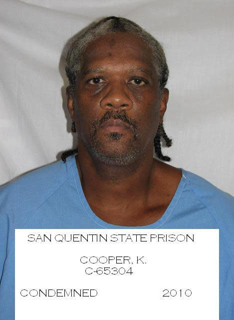 FILE - This undated file photo provided by the California Department of Corrections and Rehabilitation shows inmate Kevin Cooper. California Gov. Jerry Brown ordered new DNA tests that a condemned inmate says could clear him in a 35-year-old quadruple murder case, which has drawn national attention. On Monday, Dec. 24, 2018, Brown ordered new testing on four pieces of evidence that Cooper and his attorneys say will show he was framed for the 1983 Chino Hills hatchet and knife killings of four people. (California Department of Corrections and Rehabilitation via AP, File)