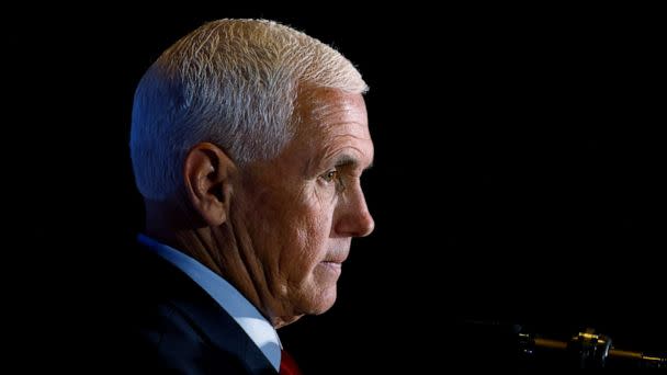 PHOTO: Former U.S. Vice President and Republican presidential candidate Mike Pence attends the North Carolina Republican Party convention in Greensboro, North Carolina, June 10, 2023. (Jonathan Drake/Reuters)