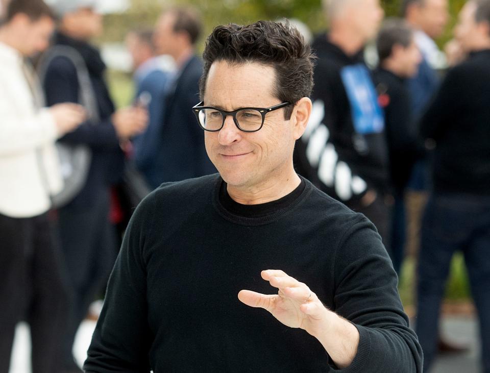 Filmmaker J.J. Abrams leaves an event launching Apple tv+ at Apple headquarters on March 25, 2019, in Cupertino, California. (Photo by NOAH BERGER / AFP) (Photo credit should read NOAH BERGER/AFP/Getty Images)<span class="copyright">Noah Berger—AFP/Getty Images</span>