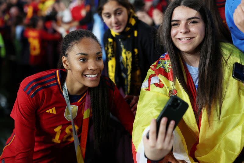 FOTO DE ARCHIVO: Fútbol - Copa Mundial Femenina de la FIFA Australia y Nueva Zelanda 2023 - Final - España contra Inglaterra
