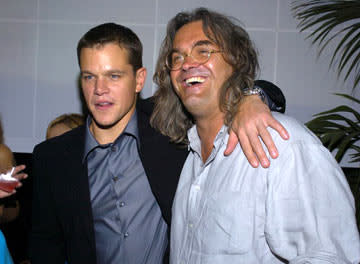 Matt Damon and director Paul Greengrass at the Hollywood premiere of Universal Pictures' The Bourne Supremacy