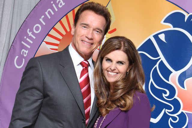 <p>Gold Wong/FilmMagic</p> Arnold Schwarzenegger and Maria Shriver in 2008