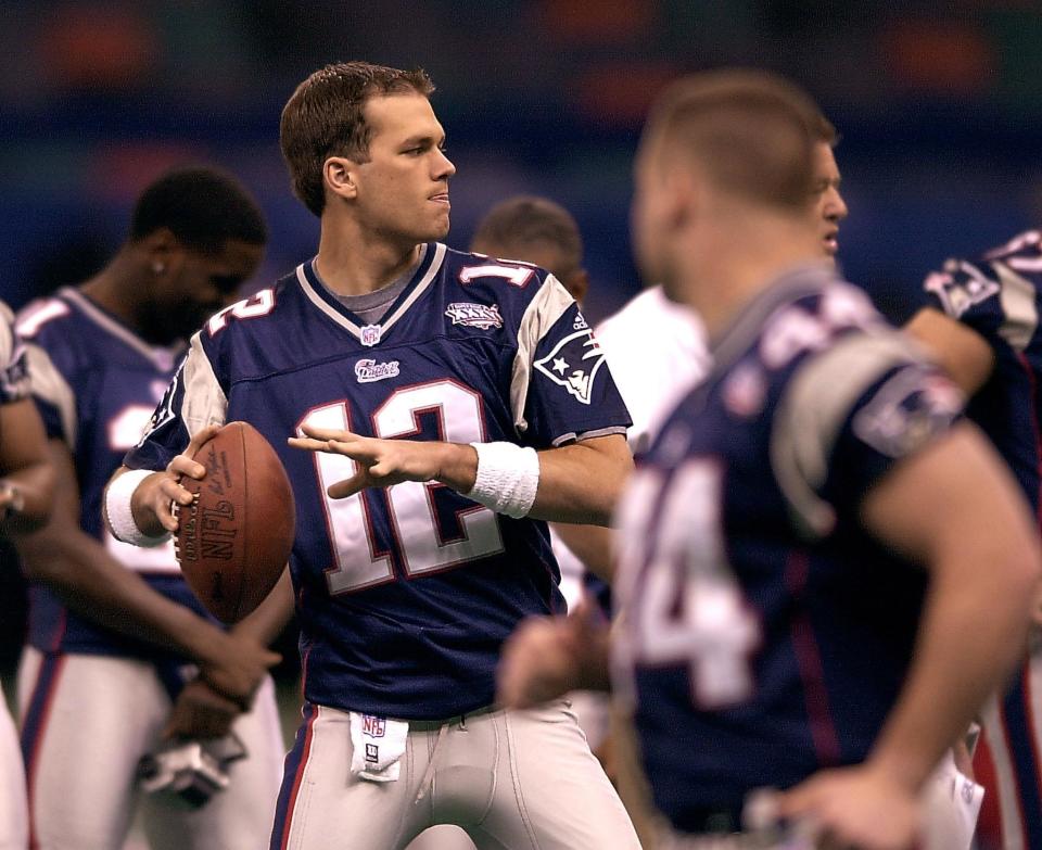 Tom Brady with the Patriots.