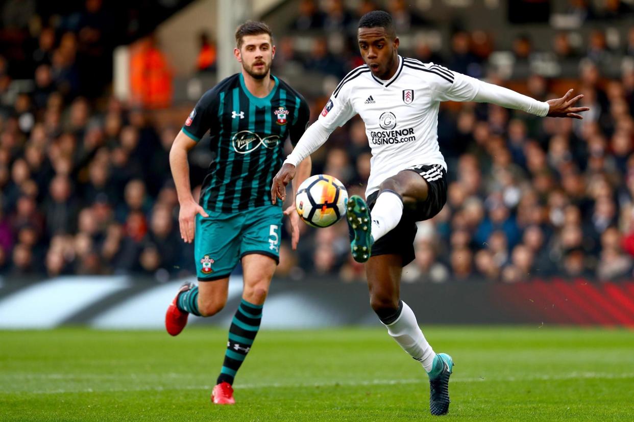 Best foot forward: Ryan Sessegnon has been in sparkling form for Fulham: Getty Images