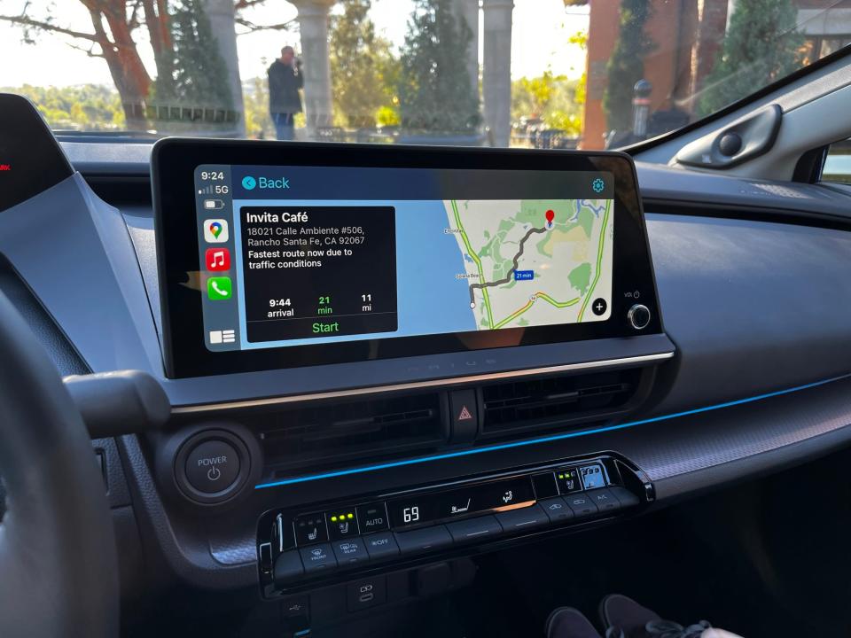 Some models of the 2023 Toyota Prius have a 12.3-inch touch screen.