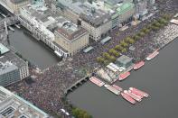 <p>Hambourg, Allemagne, lors du "Friday for Future" planétaire, le 20 septembre 2019.</p>