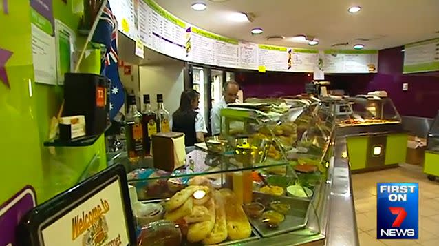 To protect his business, Malamas has stopped all direct debits. Photo: 7News