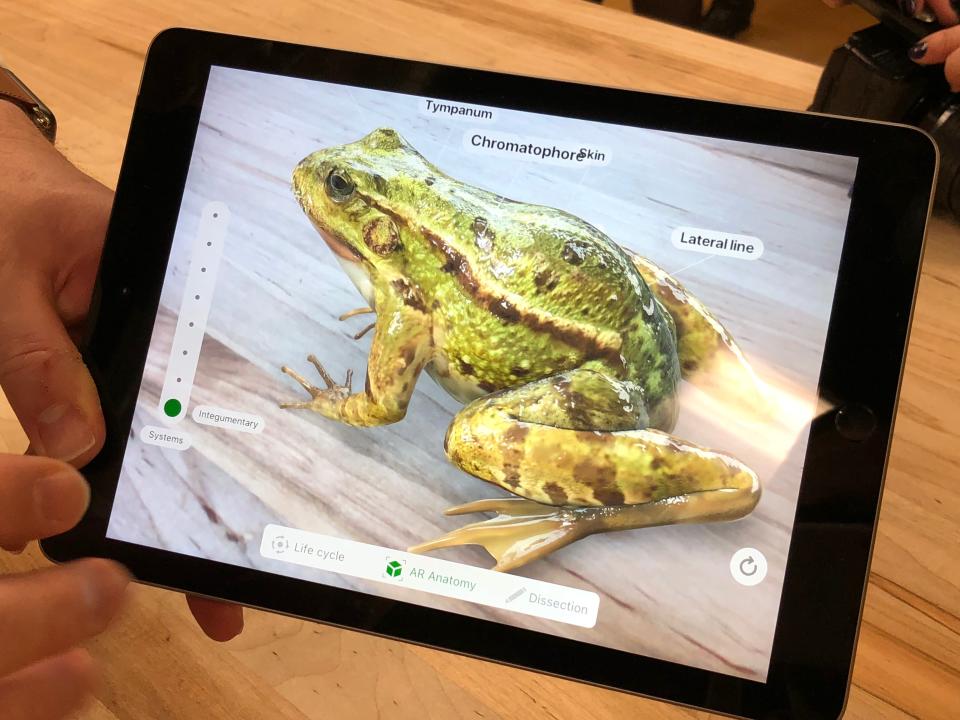 The iPad’s augmented reality capabilities make it a formidable competitor for Google’s low-cost Chromebooks.